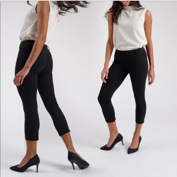 Betabrand Classic Work Pants Yoga Pant Cropped